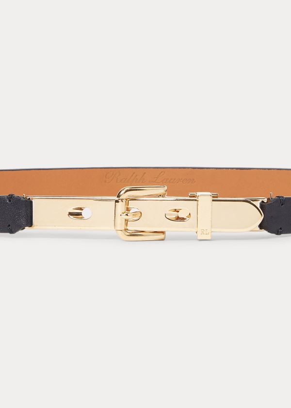 Women's Ralph Lauren Calfskin Letter-Opener Belt | 106437OSQ